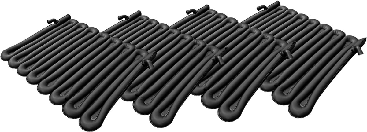 Comfortpool Zwembad Solarmat (set 4 stuks) | Verwarmt je zwembad gratis | Combi-pakket met 4 matten | Werkt zonder stroom | 100% op zonne-energie | Zwembaden tot 32.000 liter